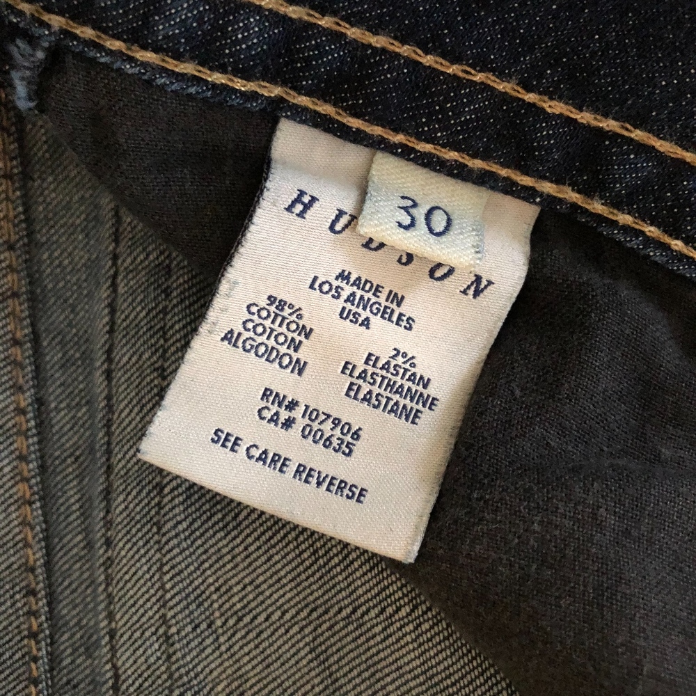 Hudson Mid-Rise Bootcut Jeans Size 30 - Picture 5 of 6